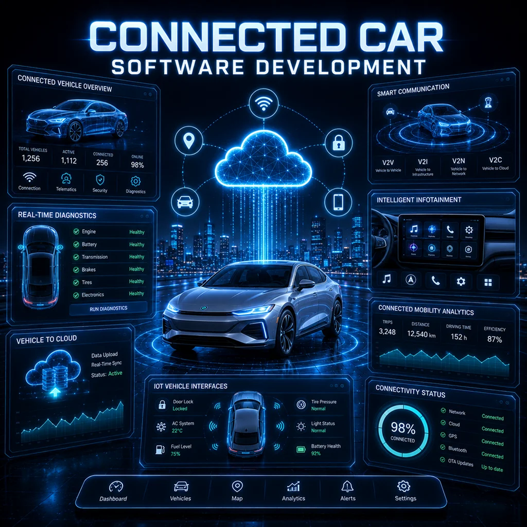 Connected vehicle software development services